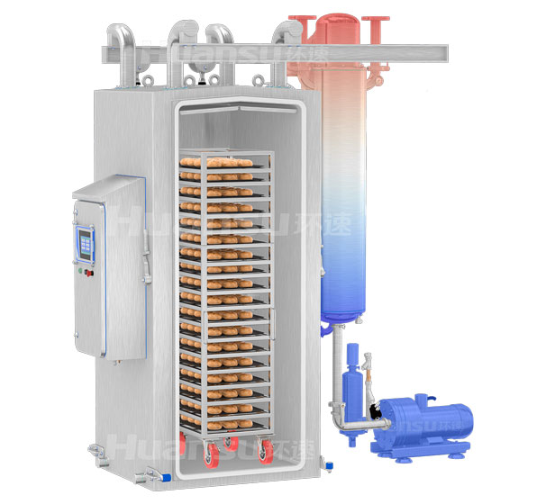 環(huán)速真空冷卻機-設(shè)備熱量分布示意圖